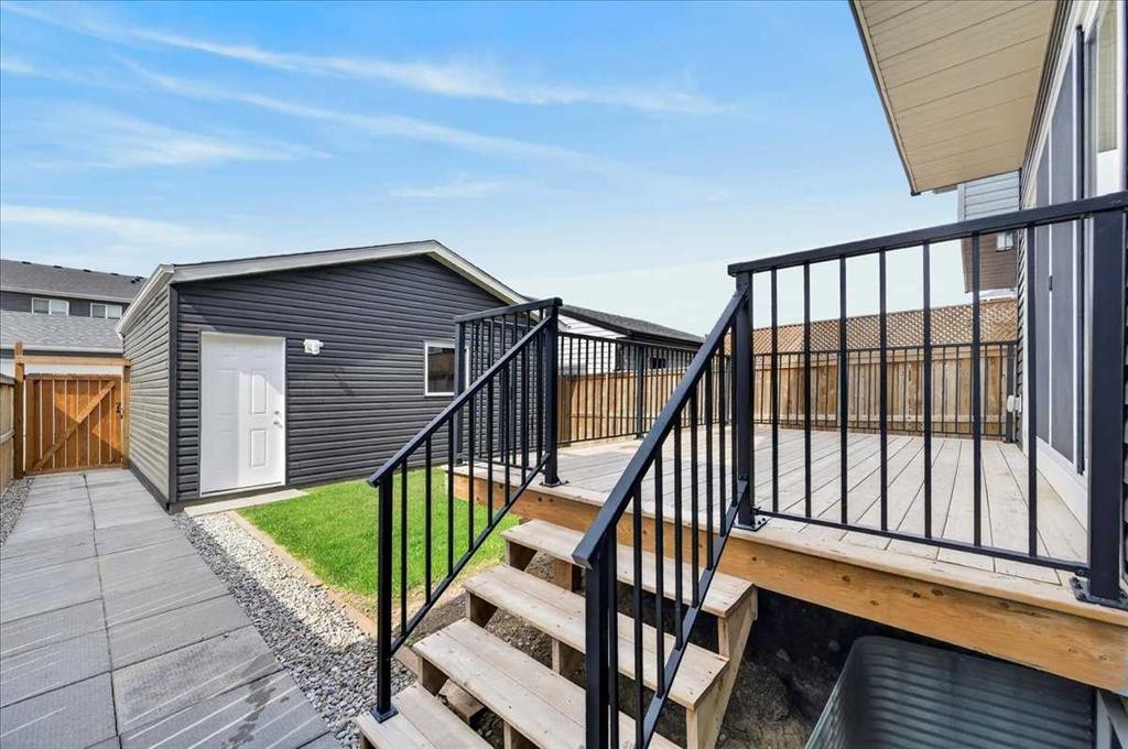 97 Seton Manor Se, Calgary, AB - Outdoor With Deck Patio Veranda With Exterior