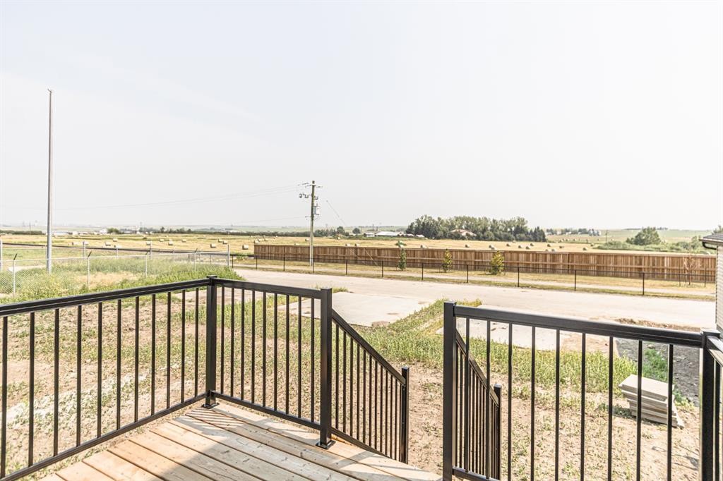 1995 Mccaskill Drive, Crossfield, AB - Outdoor With Deck Patio Veranda With View