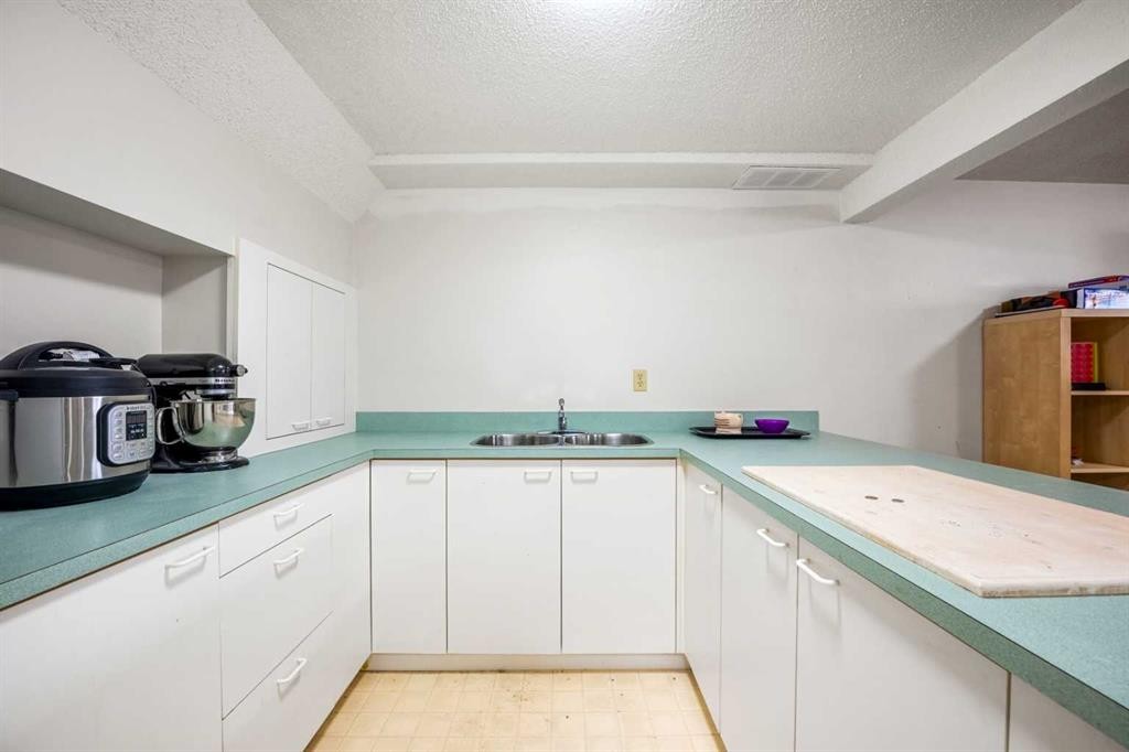 20 Bedwood Hill Ne, Calgary, AB - Indoor Photo Showing Kitchen With Double Sink