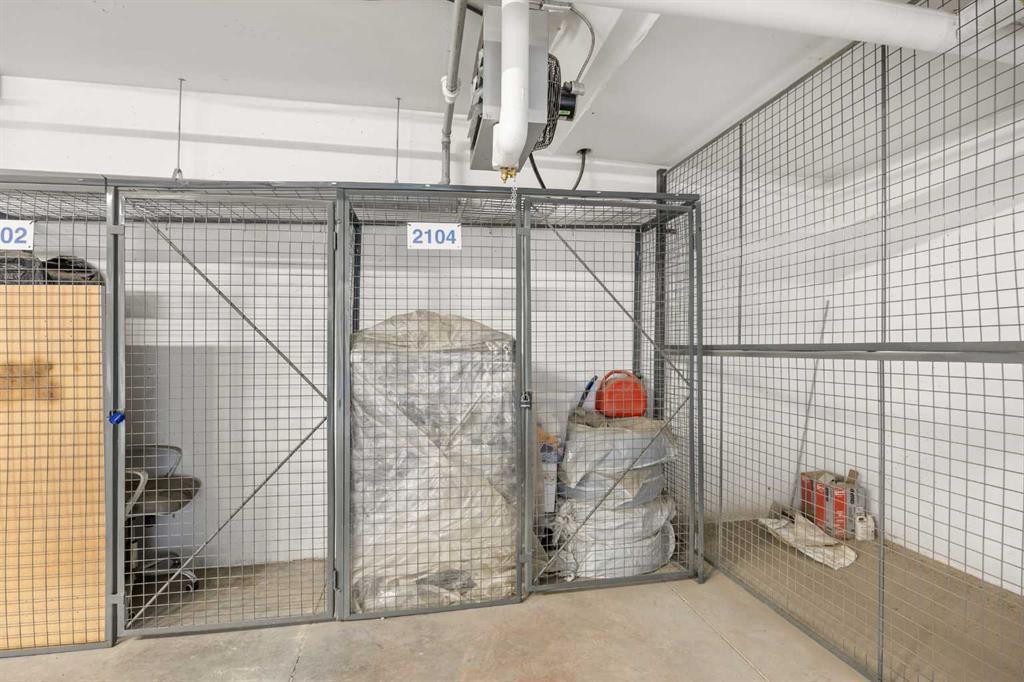 2104-55 Lucas Way Nw, Calgary, AB - Indoor Photo Showing Garage