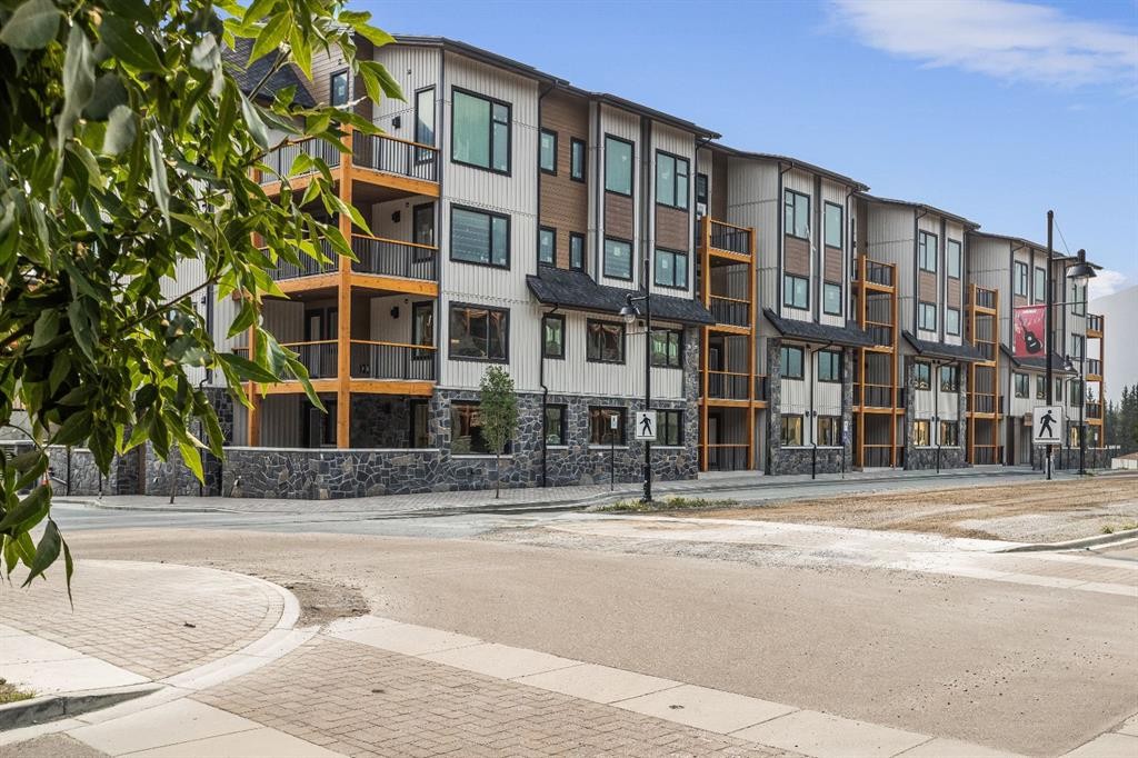 108-1606 Spring Creek Gate, Canmore, AB - Outdoor With Facade