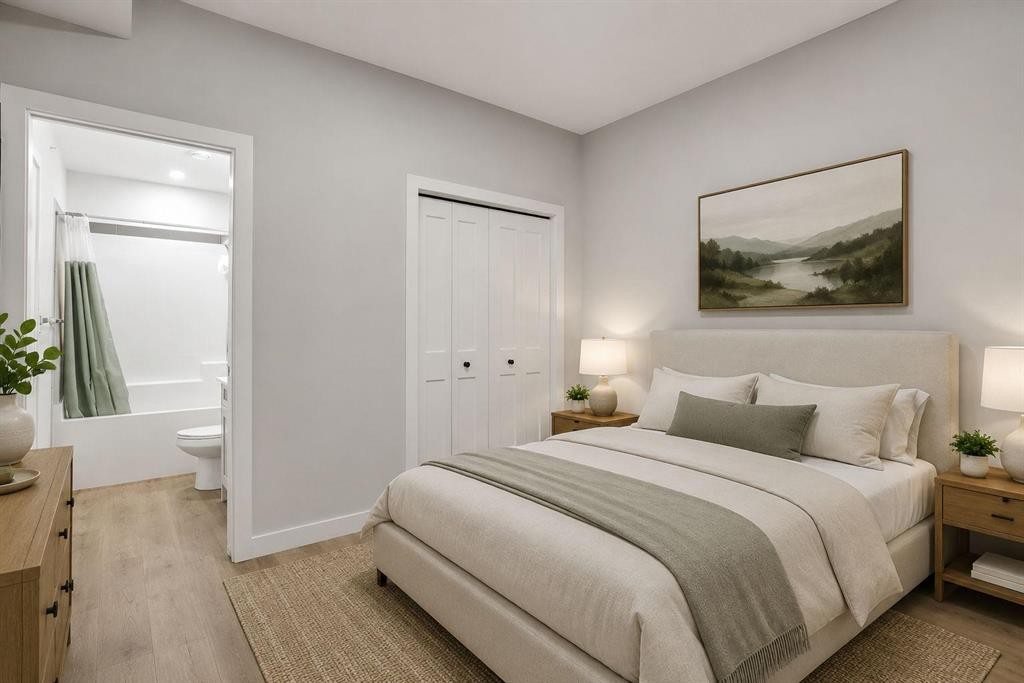 6412-200 Seton Circle Se, Calgary, AB - Indoor Photo Showing Bedroom