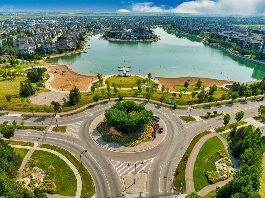 124 Mahogany Centre Se, Calgary, AB - Outdoor With Body Of Water With View