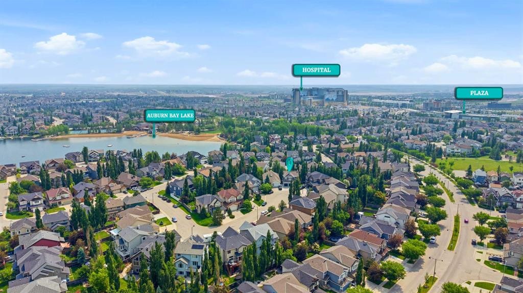 68 Auburn Sound Terrace Se, Calgary, AB - Outdoor With Body Of Water With View