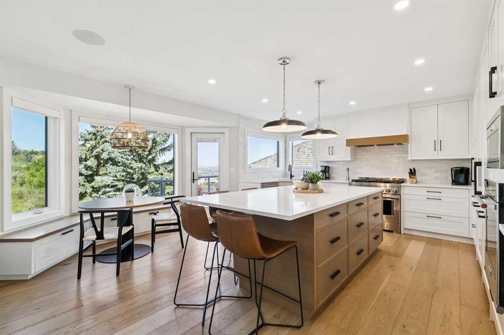22 Patrick View Sw, Calgary, AB - Indoor Photo Showing Kitchen With Upgraded Kitchen