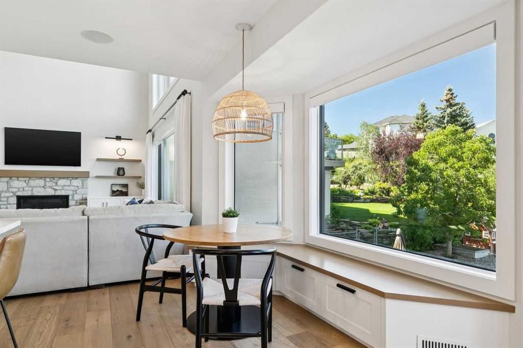 22 Patrick View Sw, Calgary, AB - Indoor With Fireplace