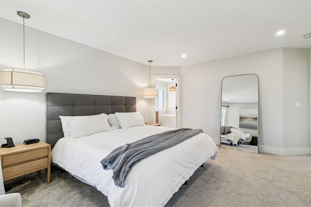 22 Patrick View Sw, Calgary, AB - Indoor Photo Showing Bedroom