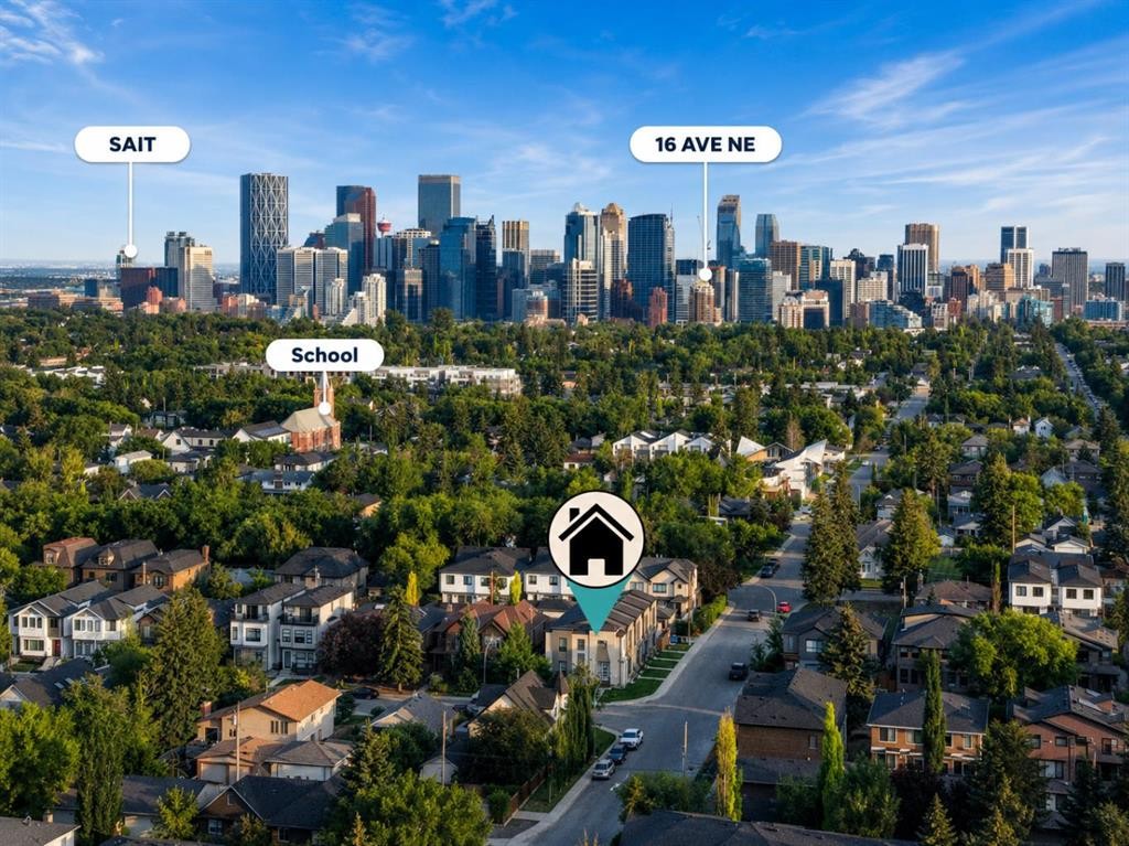 2354 7 Street Nw, Calgary, AB - Outdoor With View