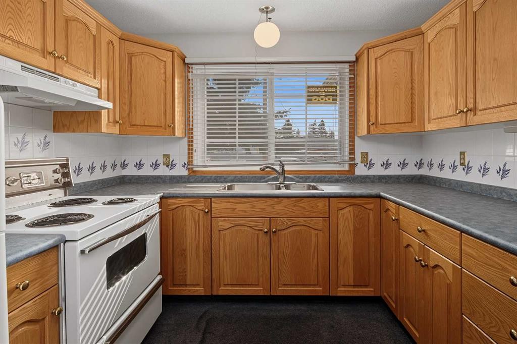 75-175 Manora Place Ne, Calgary, AB - Indoor Photo Showing Kitchen With Double Sink