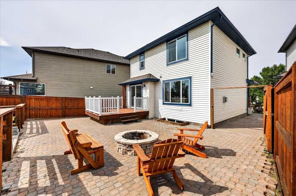 128 Cranberry Circle Se, Calgary, AB - Outdoor With Deck Patio Veranda With Exterior