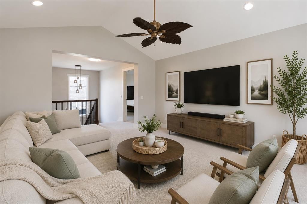49 Cimarron Springs Circle, Okotoks, AB - Indoor Photo Showing Living Room