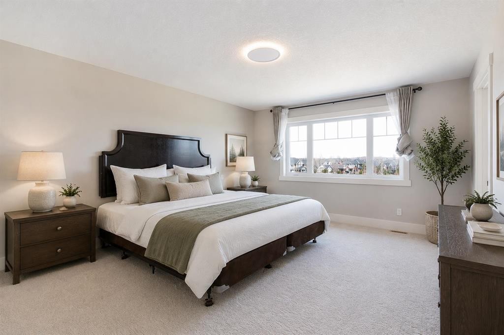 49 Cimarron Springs Circle, Okotoks, AB - Indoor Photo Showing Bedroom