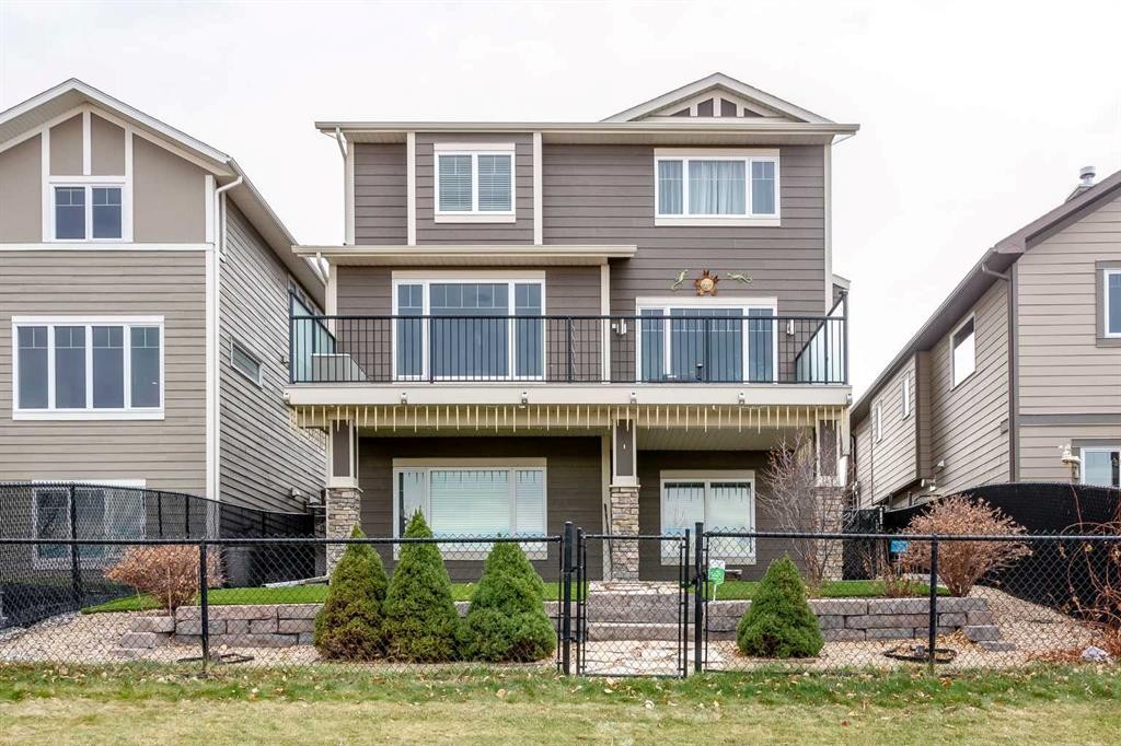 49 Cimarron Springs Circle, Okotoks, AB - Outdoor With Balcony With Deck Patio Veranda With Facade