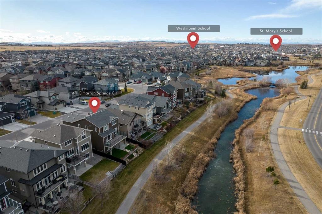 49 Cimarron Springs Circle, Okotoks, AB - Outdoor With View