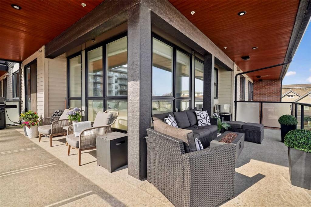 302-2231 Mahogany Boulevard Se, Calgary, AB - Outdoor With Deck Patio Veranda With Exterior