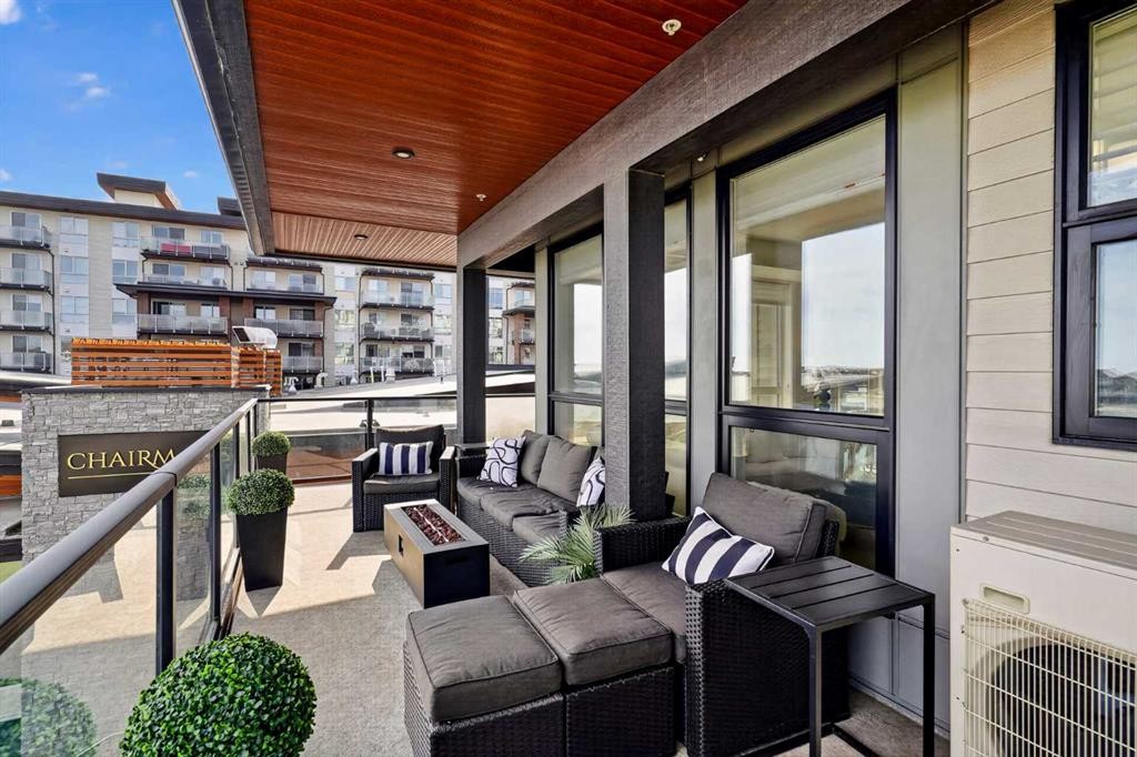 302-2231 Mahogany Boulevard Se, Calgary, AB - Outdoor With Balcony With Exterior