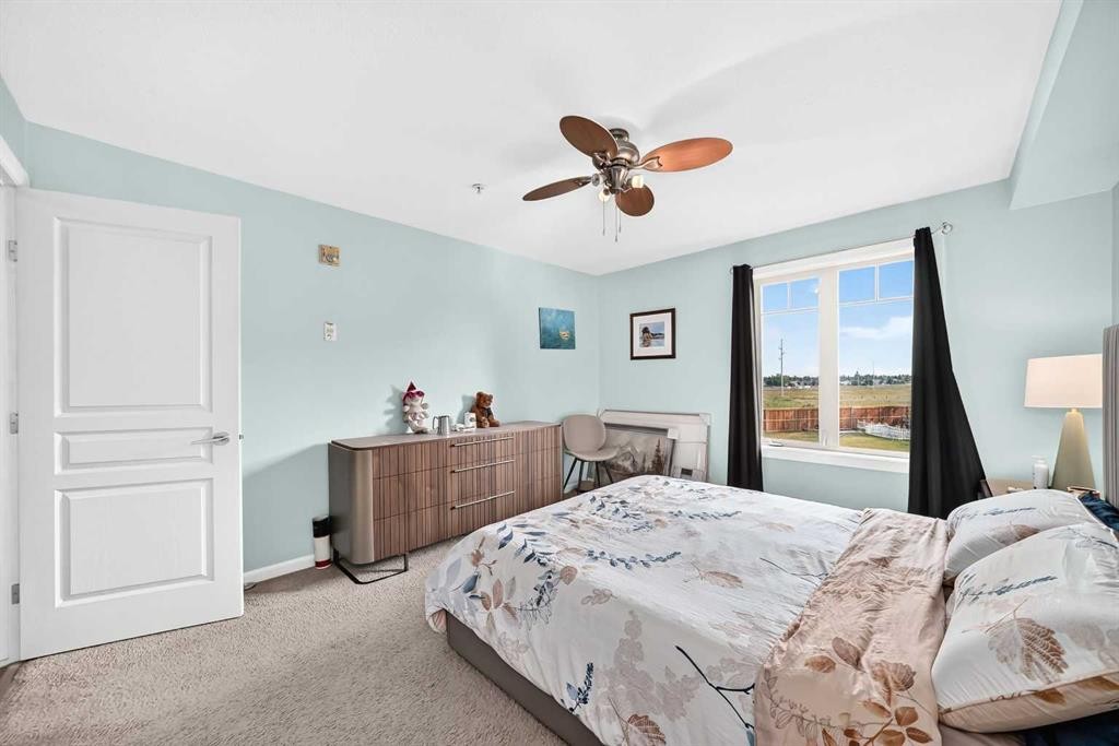 208-30 Cranfield Link Se, Calgary, AB - Indoor Photo Showing Bedroom
