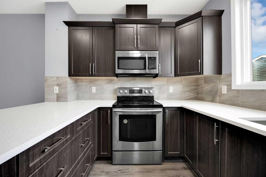 281 Cornerstone Passage Ne, Calgary, AB - Indoor Photo Showing Kitchen