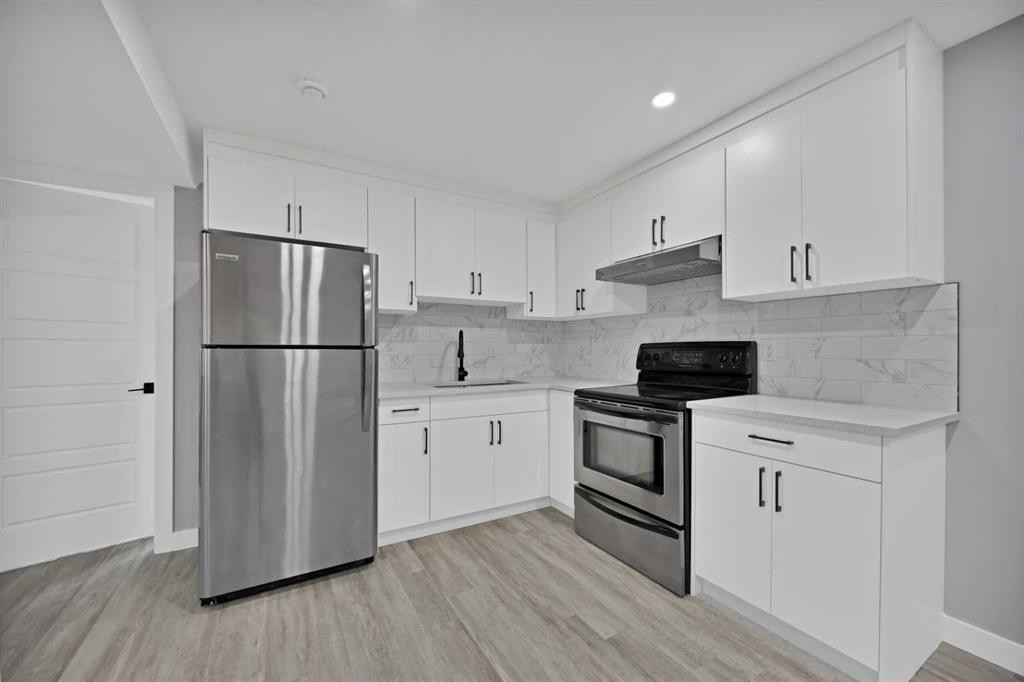 281 Cornerstone Passage Ne, Calgary, AB - Indoor Photo Showing Kitchen With Stainless Steel Kitchen