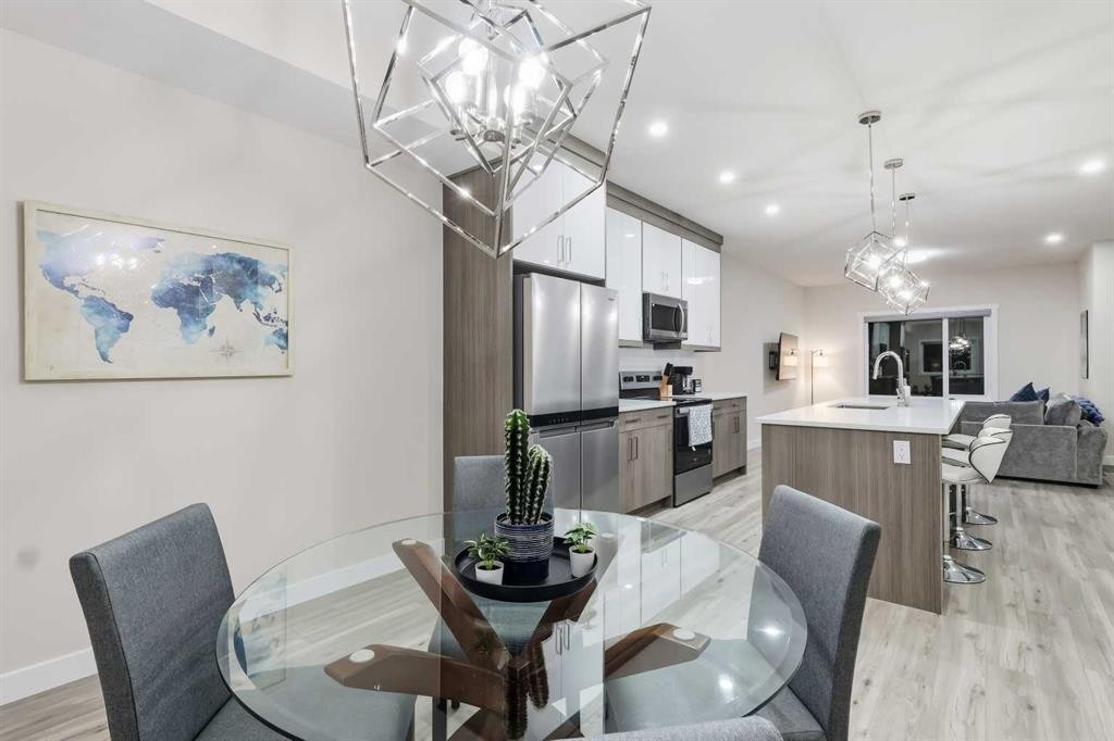 46 Red Sky Manor Ne, Calgary, AB - Indoor Photo Showing Dining Room