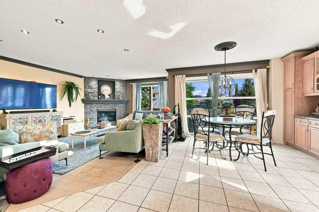 236 Chaparral Drive Se, Calgary, AB - Indoor With Fireplace