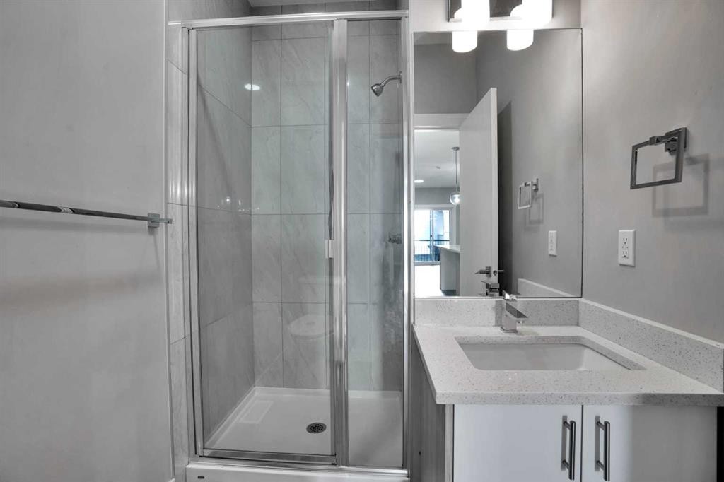 410-95 Skyview Close Ne, Calgary, AB - Indoor Photo Showing Bathroom