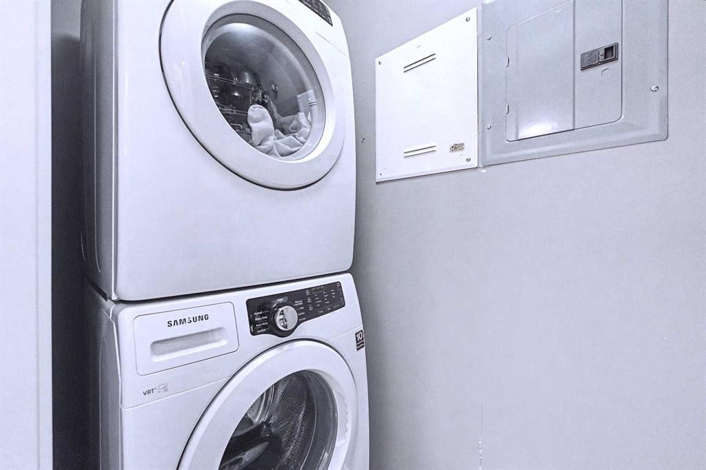 4408-155 Skyview Ranch Way Ne, Calgary, AB - Indoor Photo Showing Laundry Room