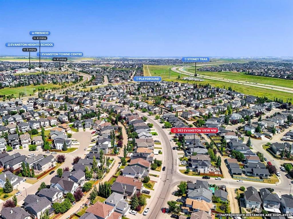 363 Evanston View Nw, Calgary, AB - Outdoor With View