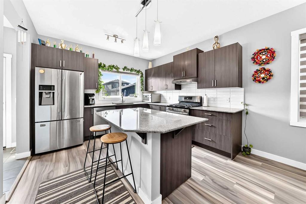 179 Cornerstone Avenue Ne, Calgary, AB - Indoor Photo Showing Kitchen With Upgraded Kitchen