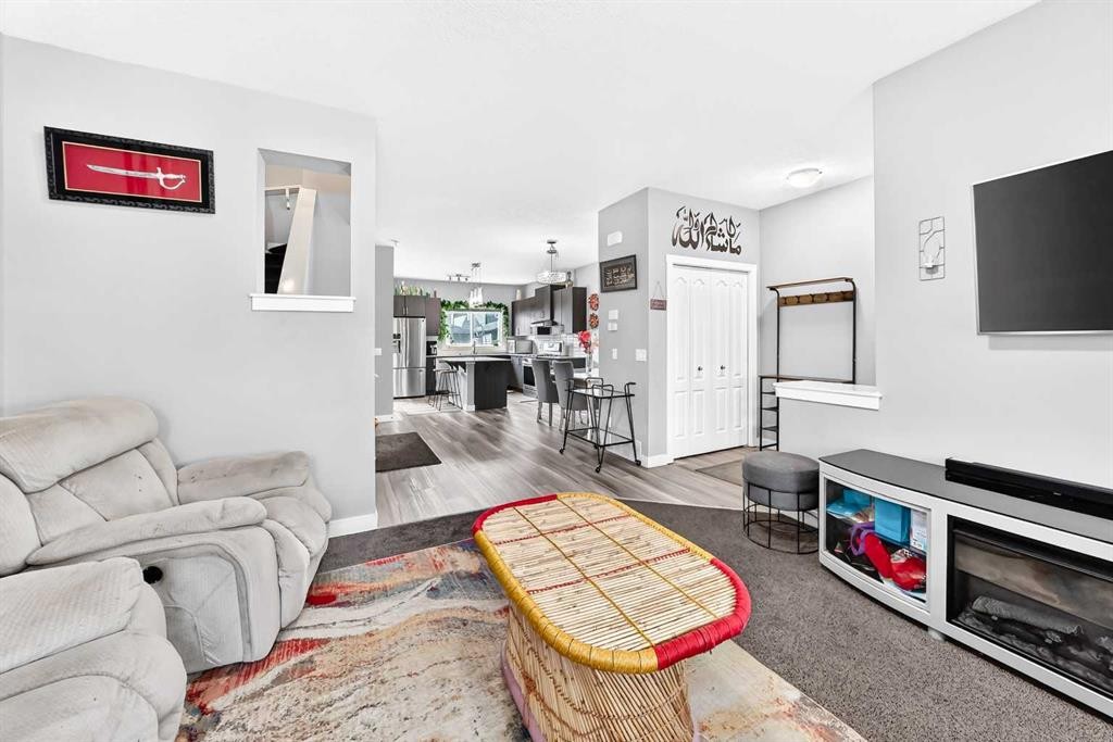 179 Cornerstone Avenue Ne, Calgary, AB - Indoor Photo Showing Living Room