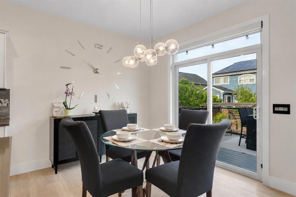 156 Rainbow Falls Heath, Chestermere, AB - Indoor Photo Showing Dining Room