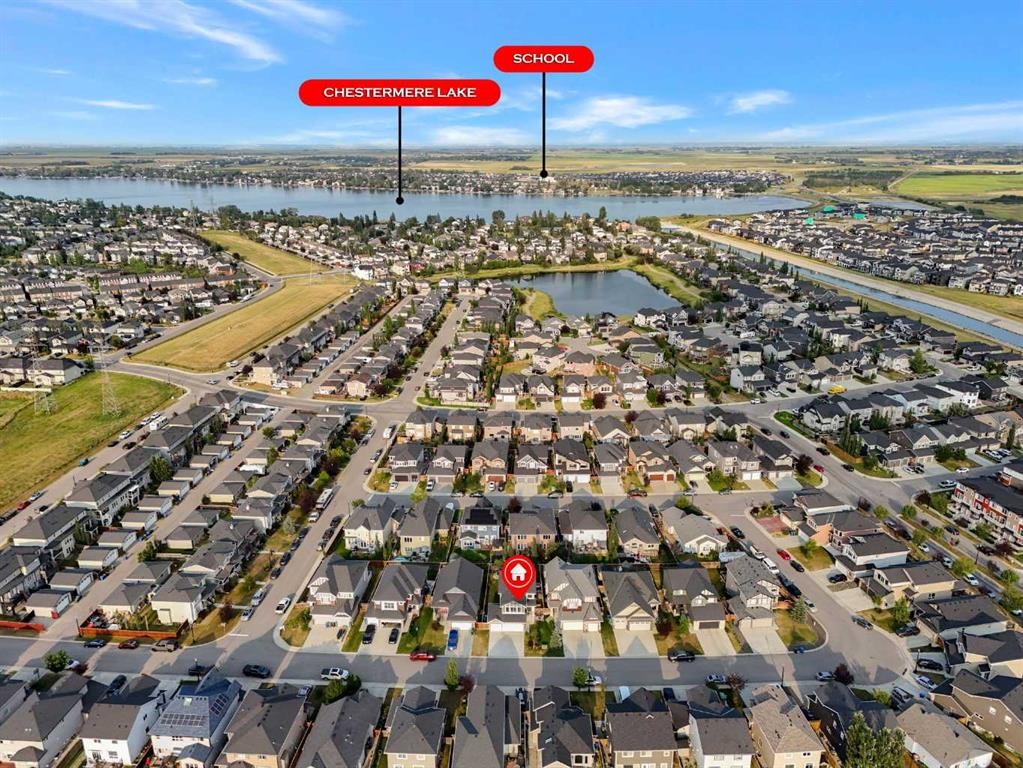 156 Rainbow Falls Heath, Chestermere, AB - Outdoor With View