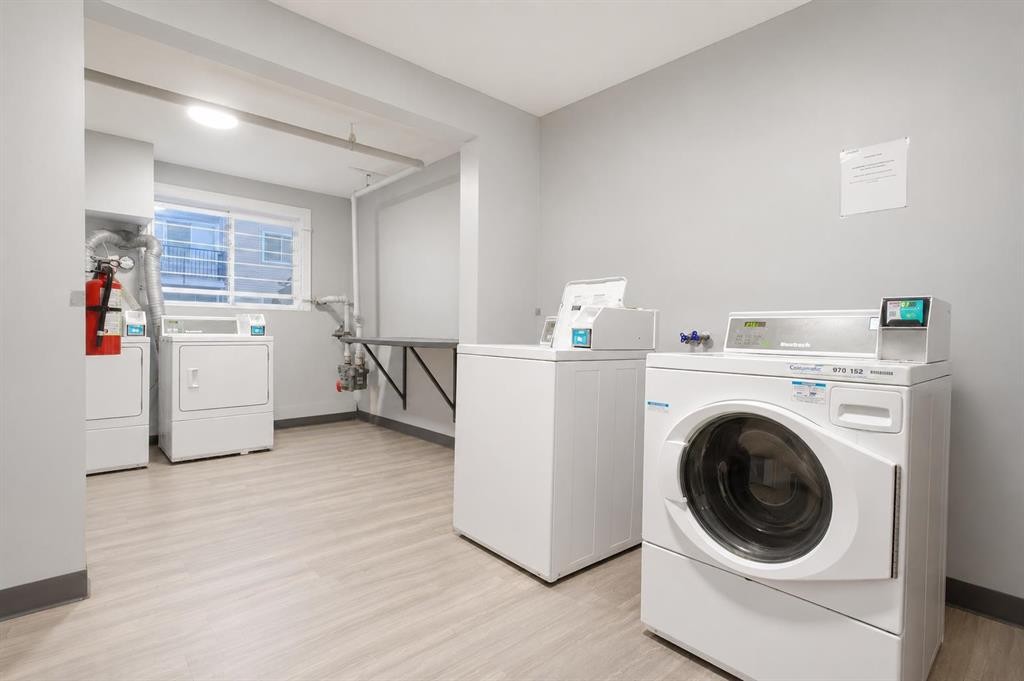 202-10305 116 Street Nw, Edmonton, AB - Indoor Photo Showing Laundry Room