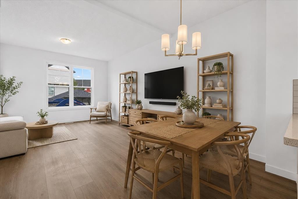 134 New Brighton Landing Se, Calgary, AB - Indoor Photo Showing Living Room