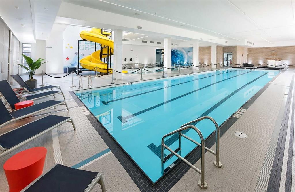 508-24 Mahogany Path Se, Calgary, AB - Indoor Photo Showing Other Room With In Ground Pool