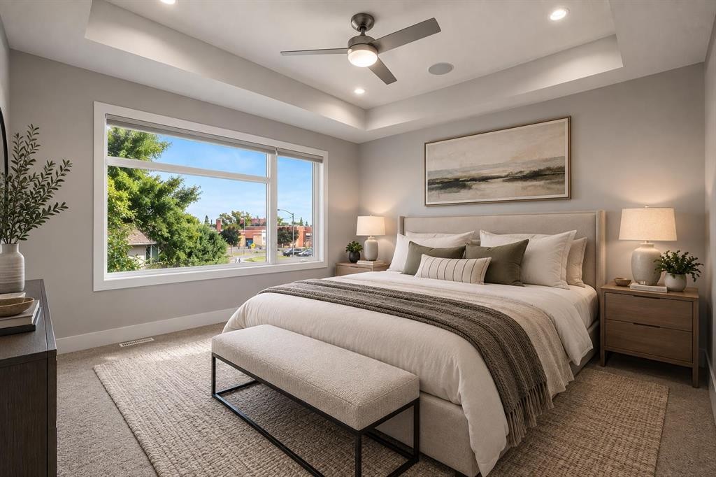 637 14 Avenue Ne, Calgary, AB - Indoor Photo Showing Bedroom