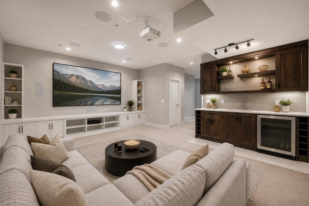 637 14 Avenue Ne, Calgary, AB - Indoor Photo Showing Living Room