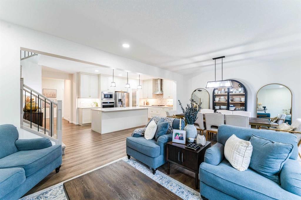 156 Savanna Drive Ne, Calgary, AB - Indoor Photo Showing Living Room