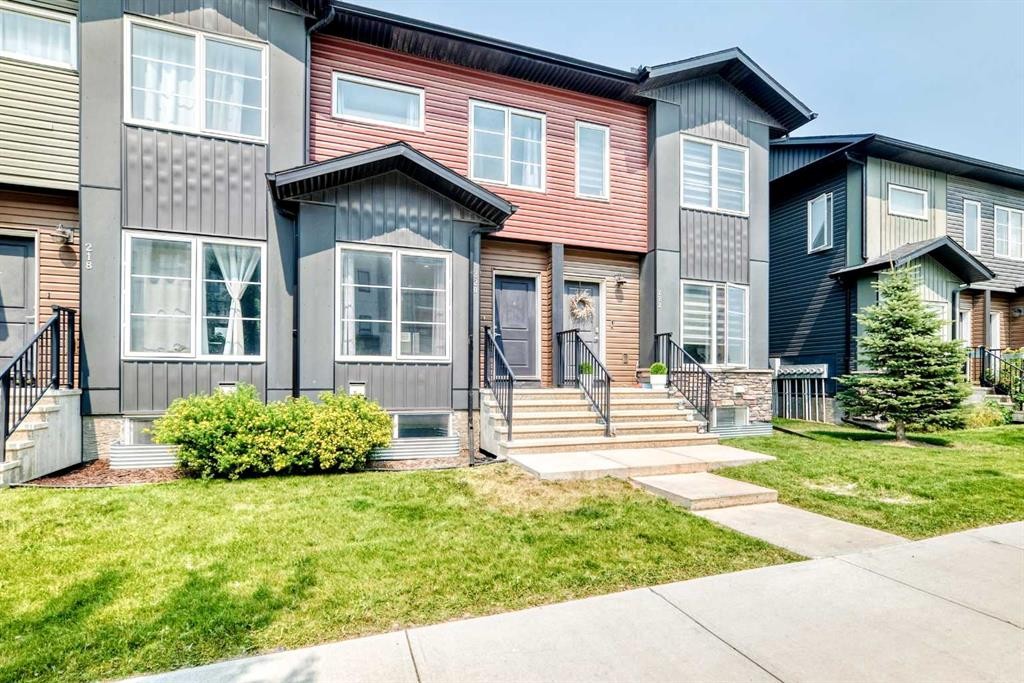 220 Red Embers Way Ne, Calgary, AB - Outdoor With Facade