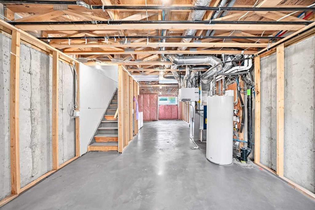 220 Red Embers Way Ne, Calgary, AB - Indoor Photo Showing Basement