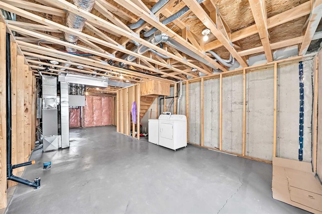 220 Red Embers Way Ne, Calgary, AB - Indoor Photo Showing Basement