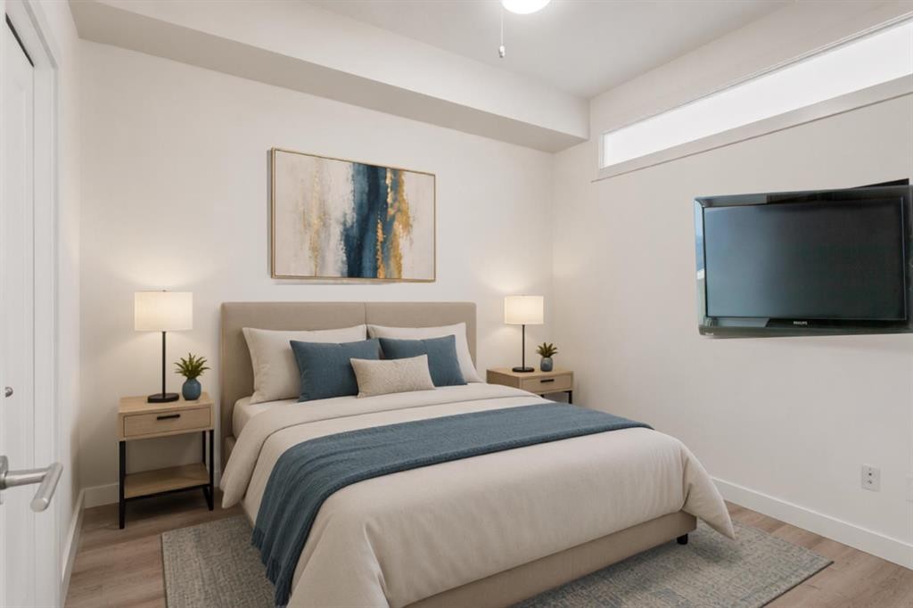 408-20 Walgrove Se, Calgary, AB - Indoor Photo Showing Bedroom