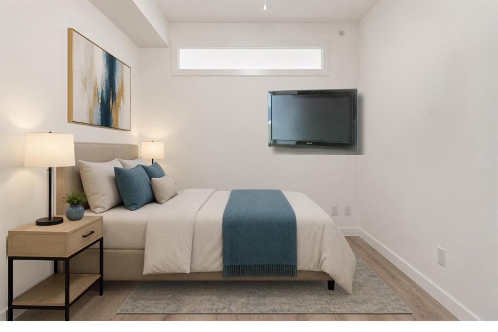 408-20 Walgrove Se, Calgary, AB - Indoor Photo Showing Bedroom