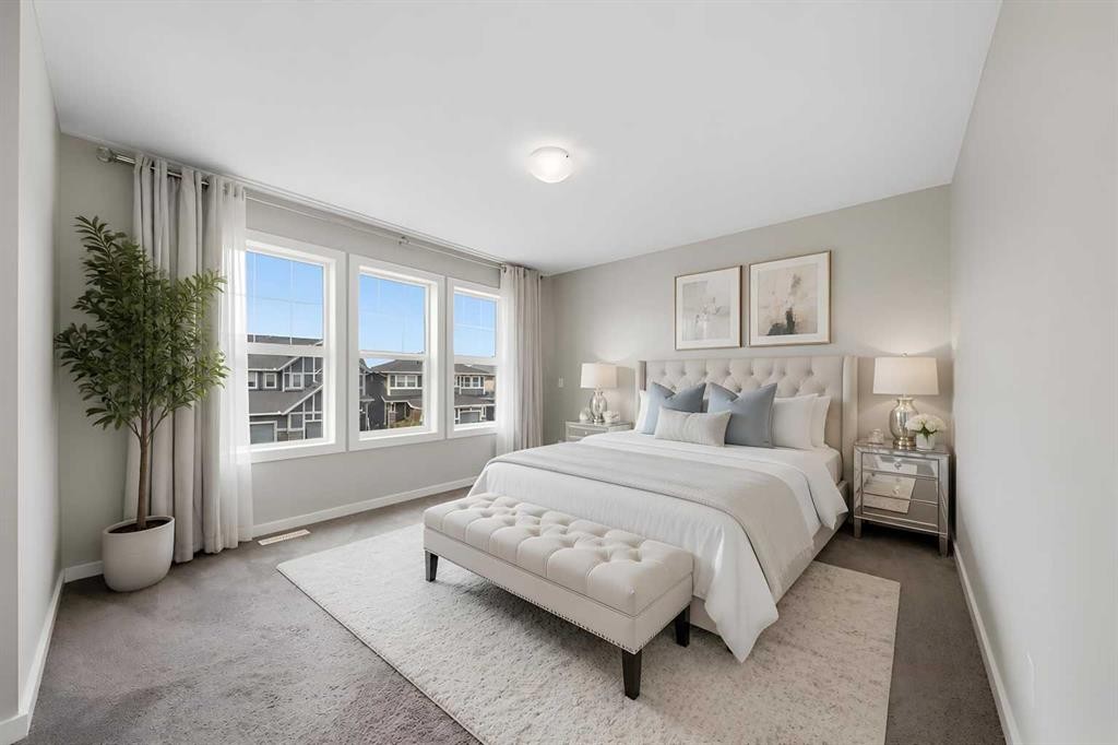 75 Legacy Glen Row Se, Calgary, AB - Indoor Photo Showing Bedroom