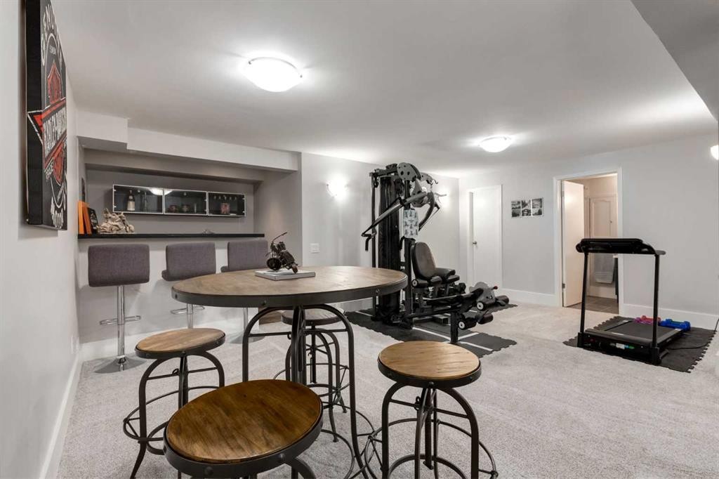 775 Strathcona Drive Sw, Calgary, AB - Indoor Photo Showing Gym Room