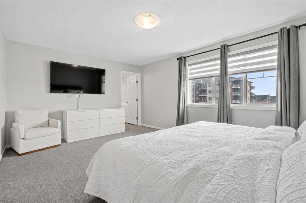 260 Carringham Way Nw, Calgary, AB - Indoor Photo Showing Bedroom