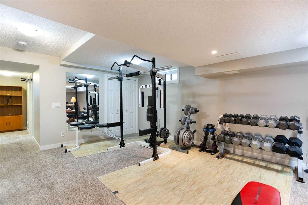 24 Sun Harbour Place Se, Calgary, AB - Indoor Photo Showing Gym Room