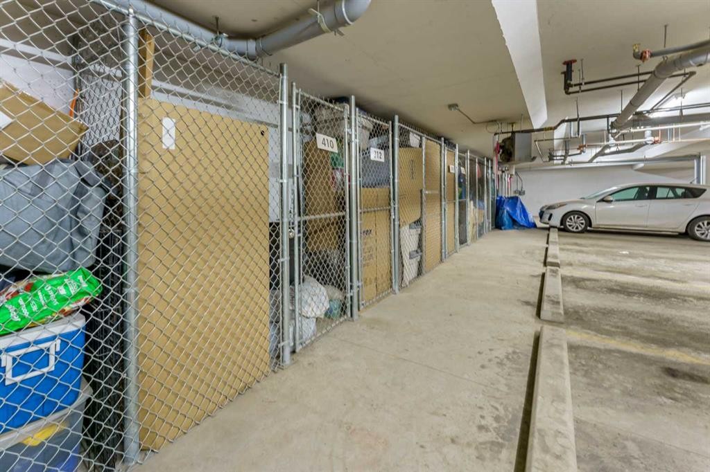 410-35 Walgrove Walk Se, Calgary, AB - Indoor Photo Showing Garage