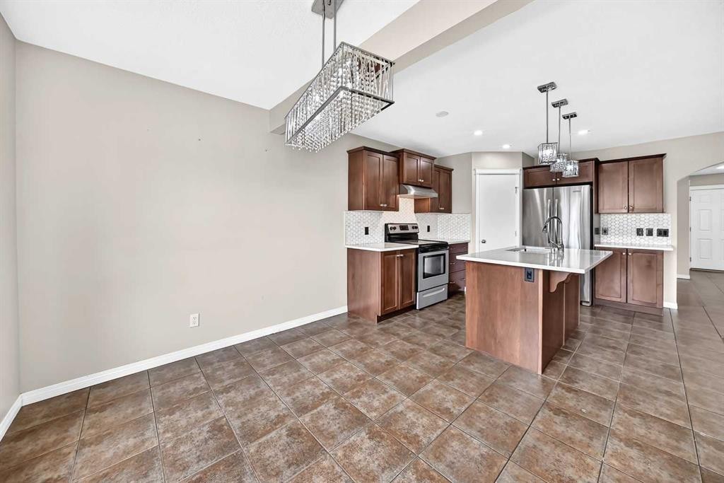 195 Taralake Way, Calgary, AB - Indoor Photo Showing Kitchen With Stainless Steel Kitchen