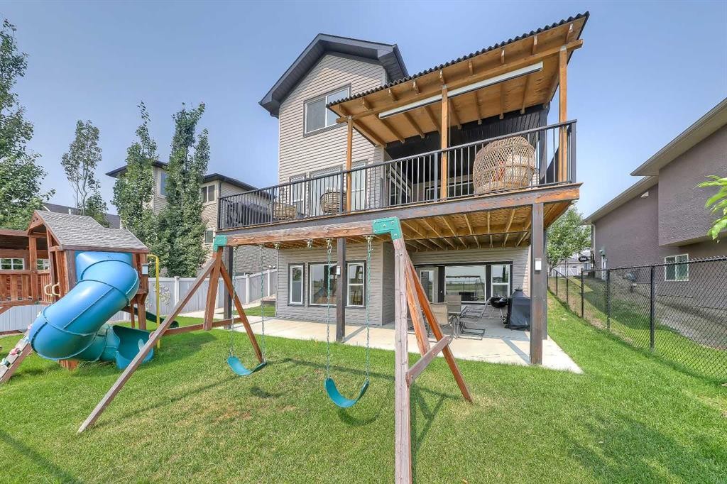 268 Rainbow Falls Way, Chestermere, AB - Outdoor With Balcony